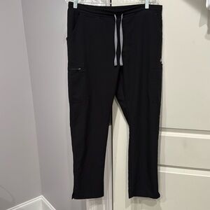 FIGS SCRUB YOLA PANT LARGE REGULAR BLACK